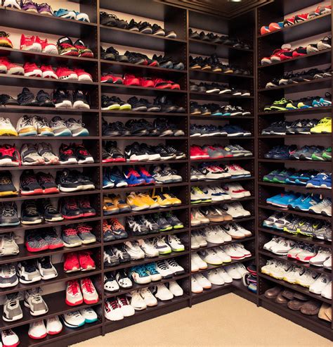 massive shoe collection.